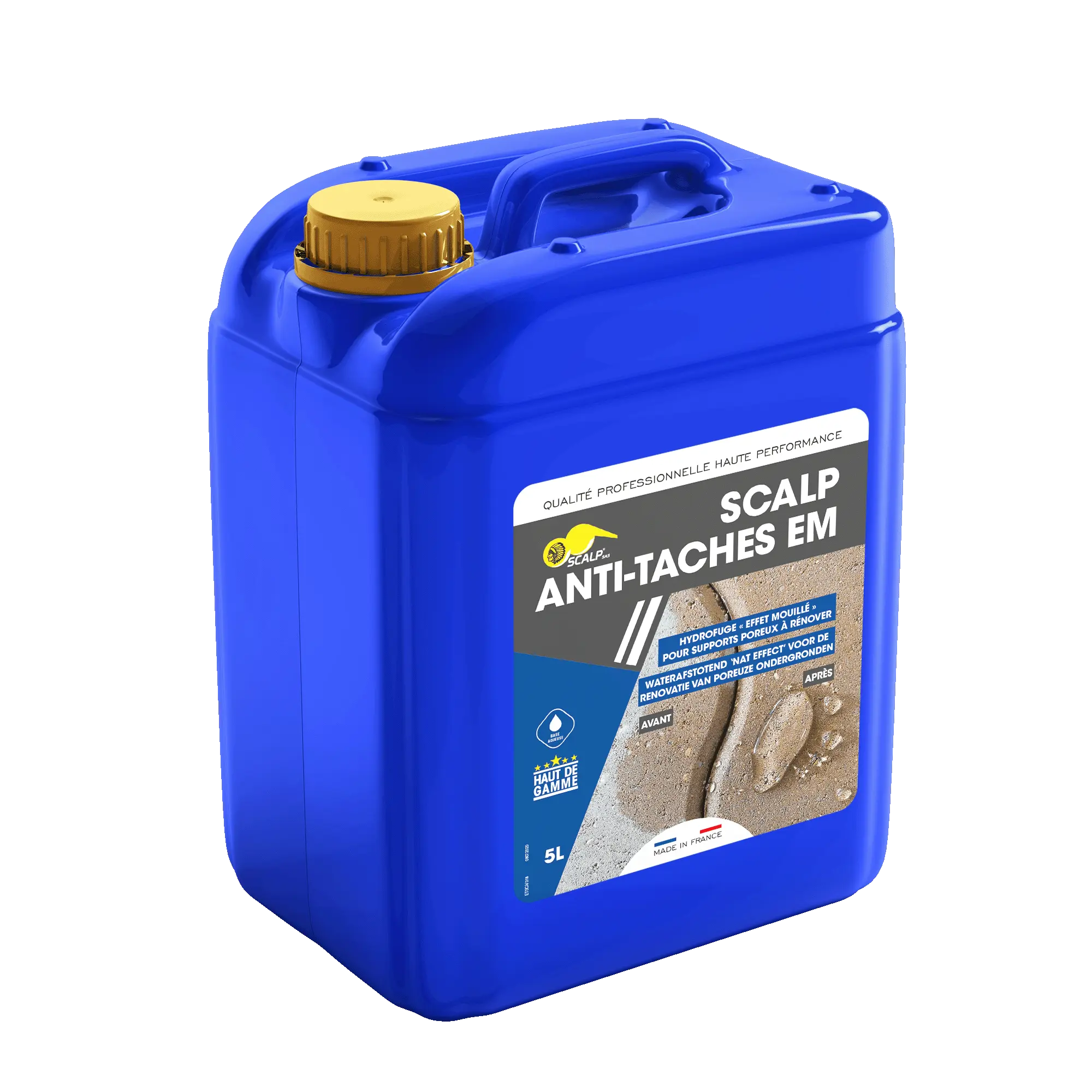 anti taches em Waterafstotend met nat effect