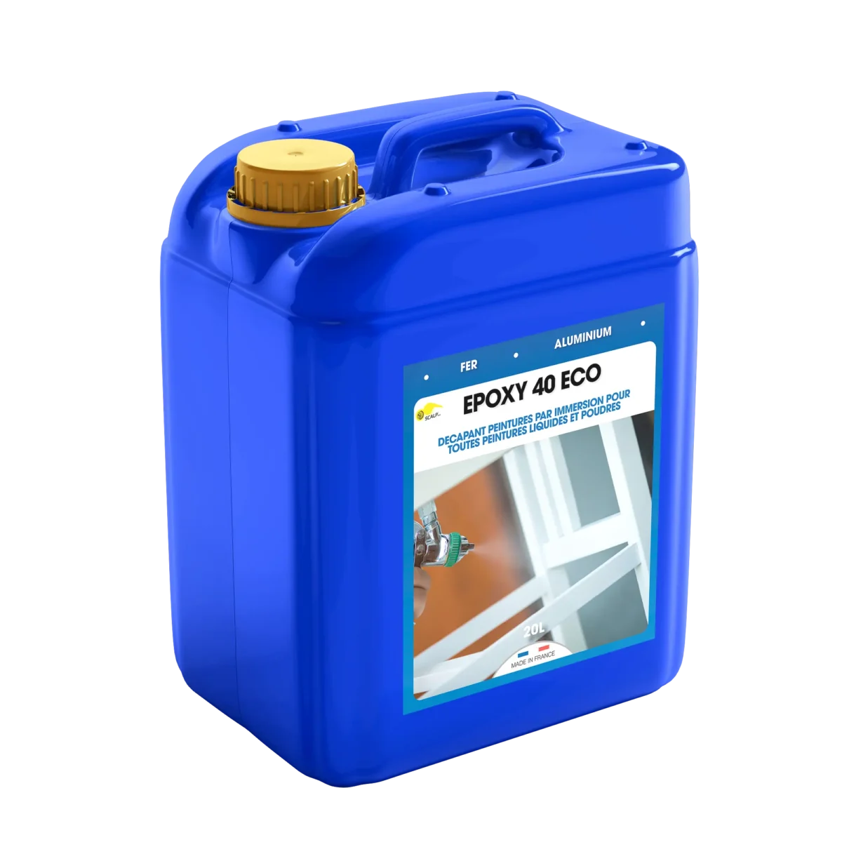 Epoxyverfafbijtmiddel door onderdompeling