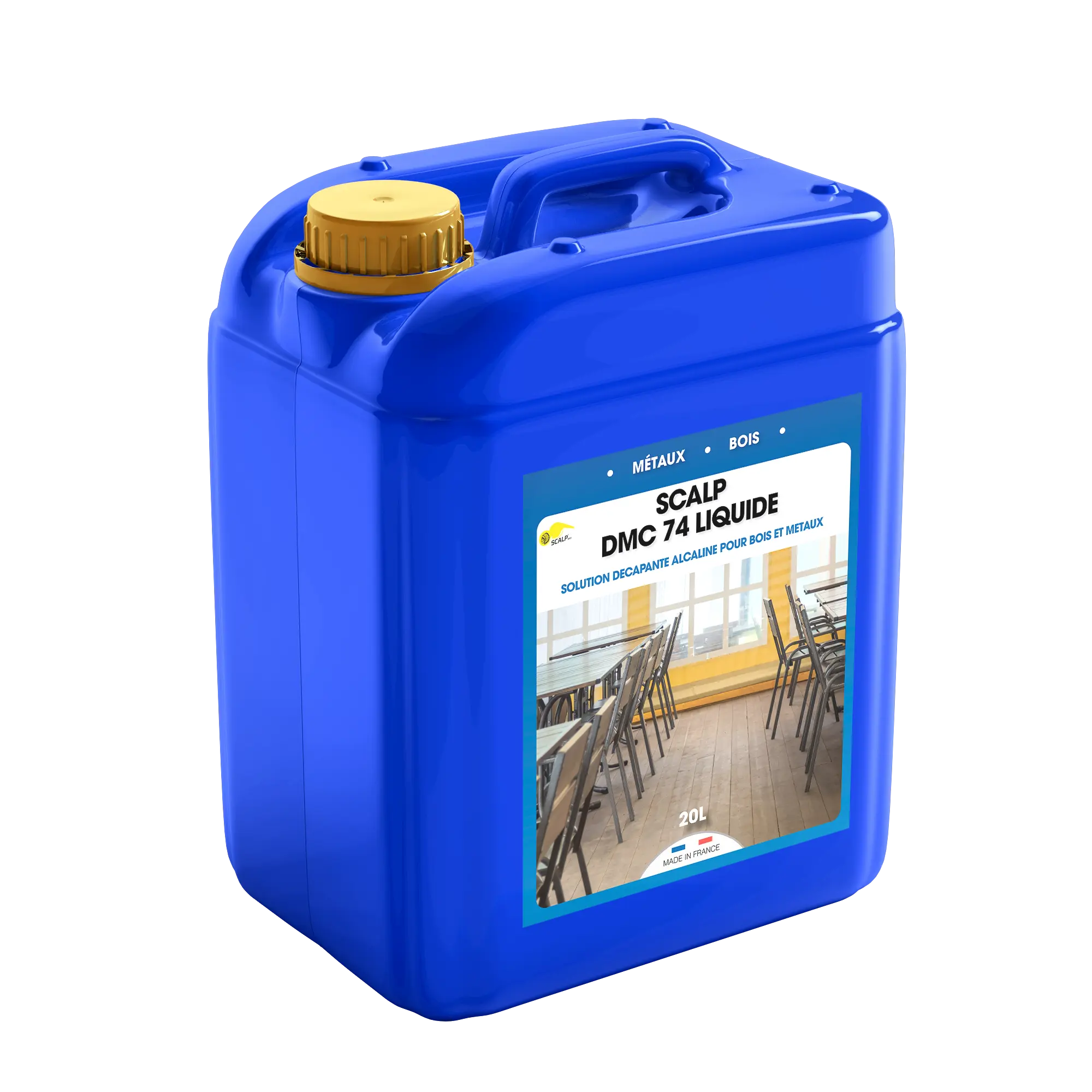 SCALP DMC 74 LIQUIDE_ Alkalisch afbijtmiddel voor hout en metaal