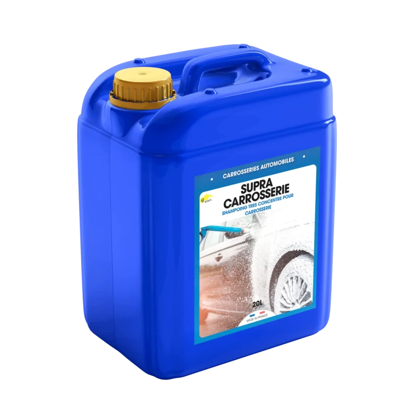 Geconcentreerde autoshampoo