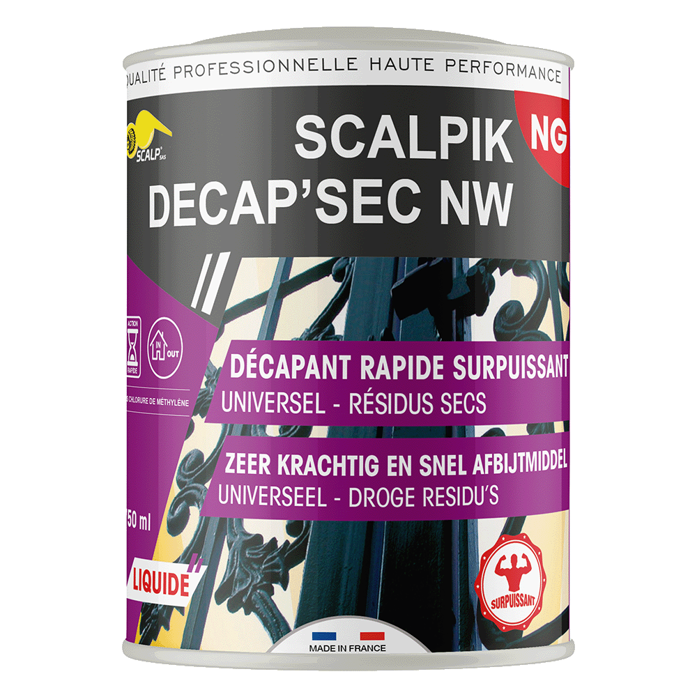ScalpikDecapsecNwNg_750ML_Fr Universele vloeibare verfafbijtmiddel