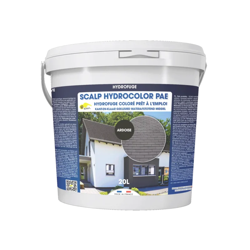 Gebruiksklare gekleurde waterafstotende coating