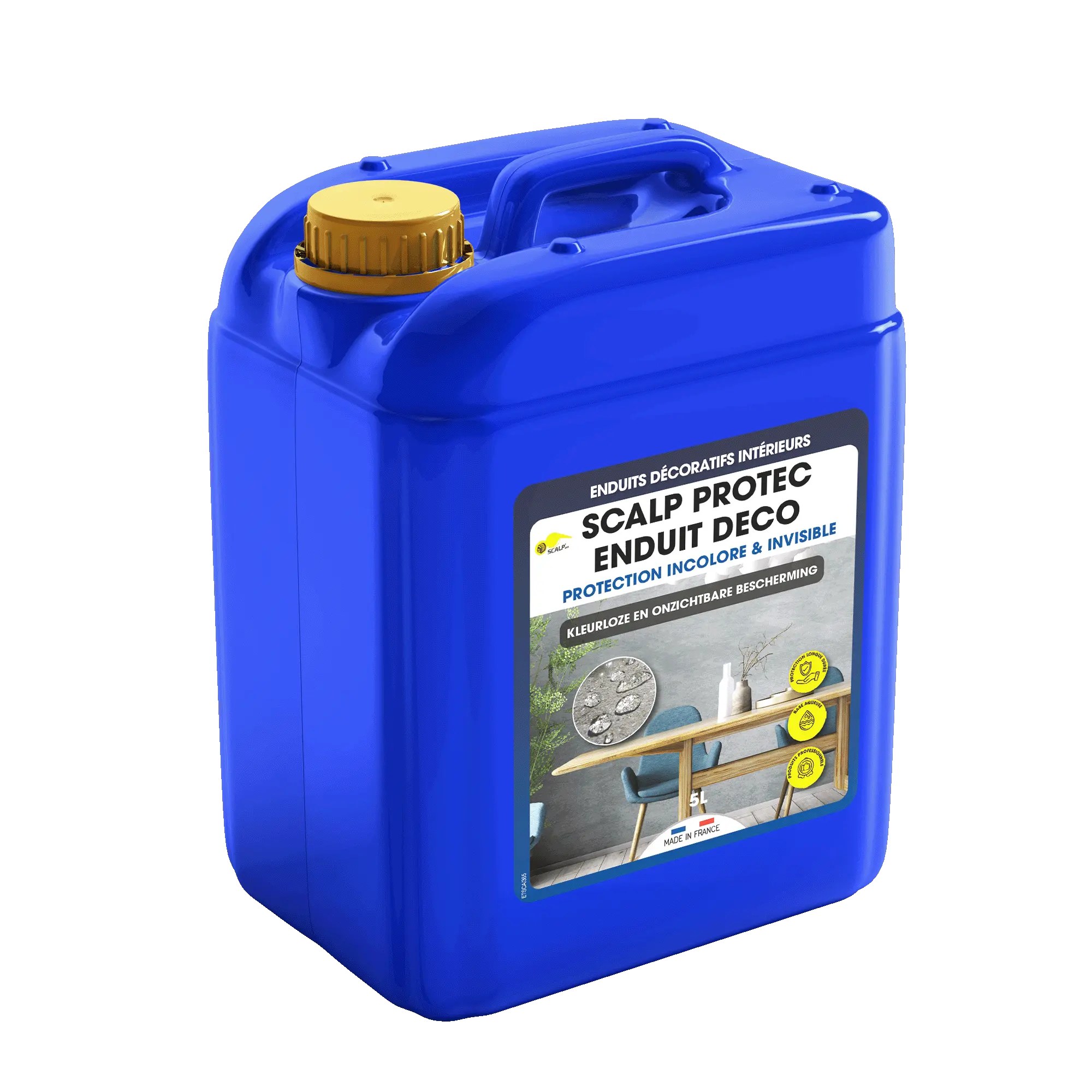 protec enduit deco Kleurloze waterafstotende coating voor binnenmuurpleister