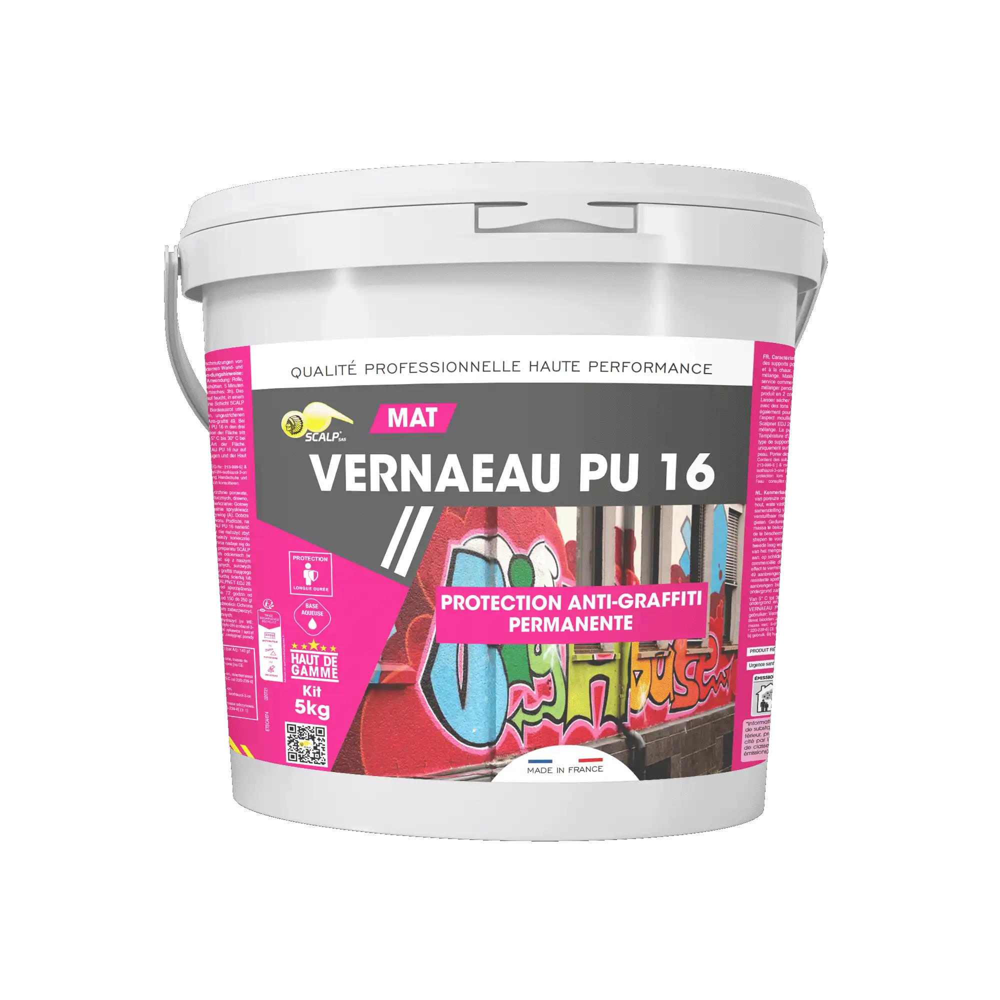 vernaeau pu 16 Permanente bescherming tegen graffiti